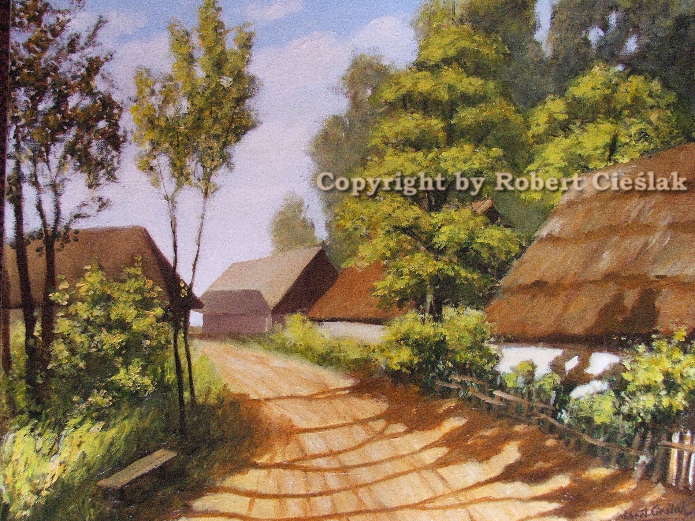 Robert Cieślak - Pejzaż wiejski