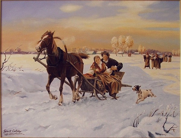 Alfred Wierusz-Kowalski - Gorąca sanna