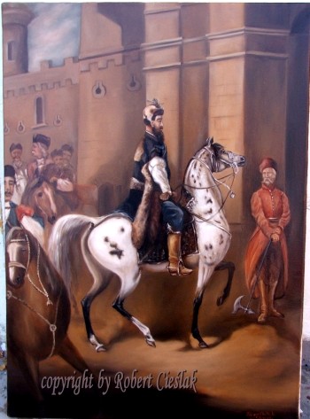 Józef Brandt - Czarniecki na tarancie