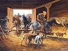 Józef Brandt - Ucieczka przed burzą