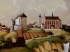 Józef Szermentowski - Widok Sandomierza od strony Wisły