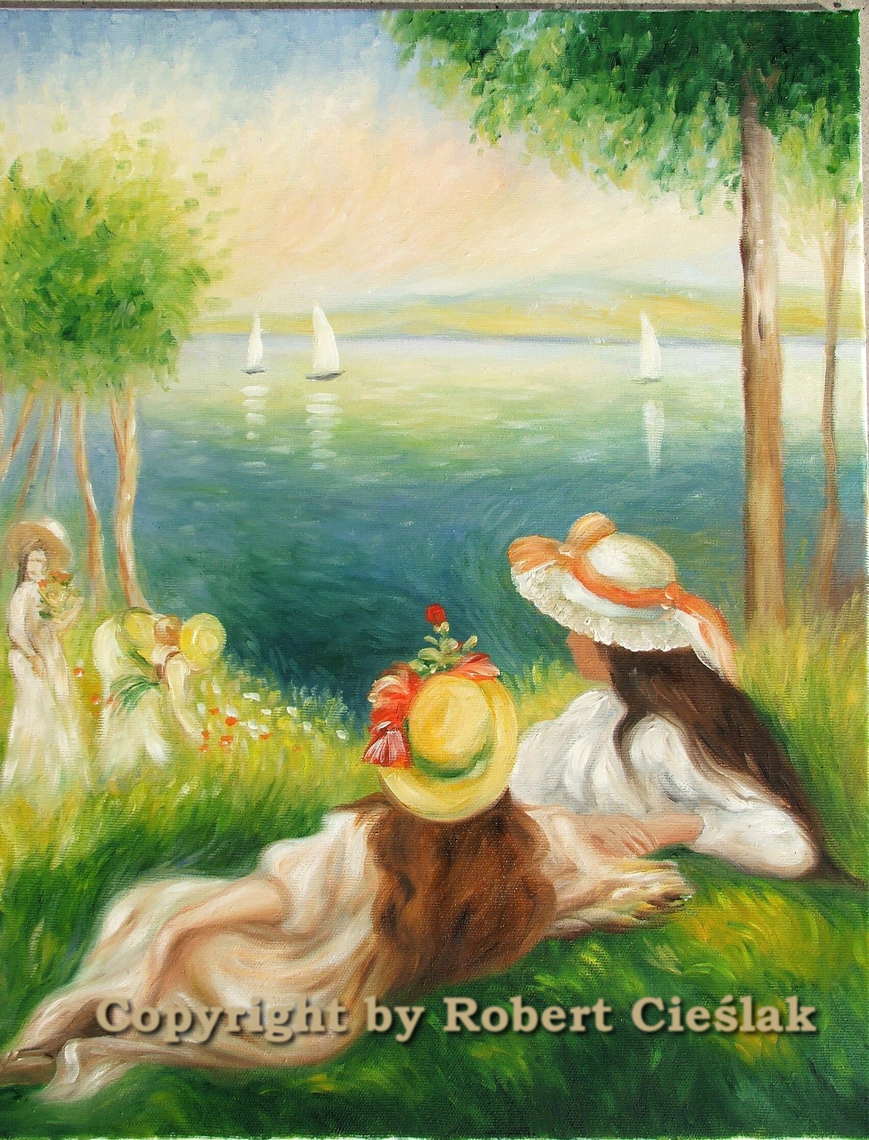 Auguste Renoir - Dziewczęta nad brzegiem morza