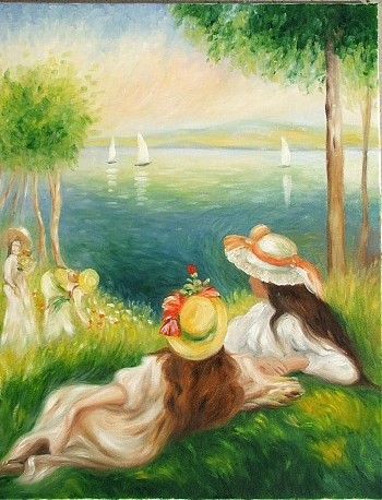 Auguste Renoir - Dziewczęta nad brzegiem morza