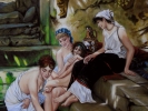 Henryk Siemiradzki - Sielanka rzymska (Przed kąpielą)