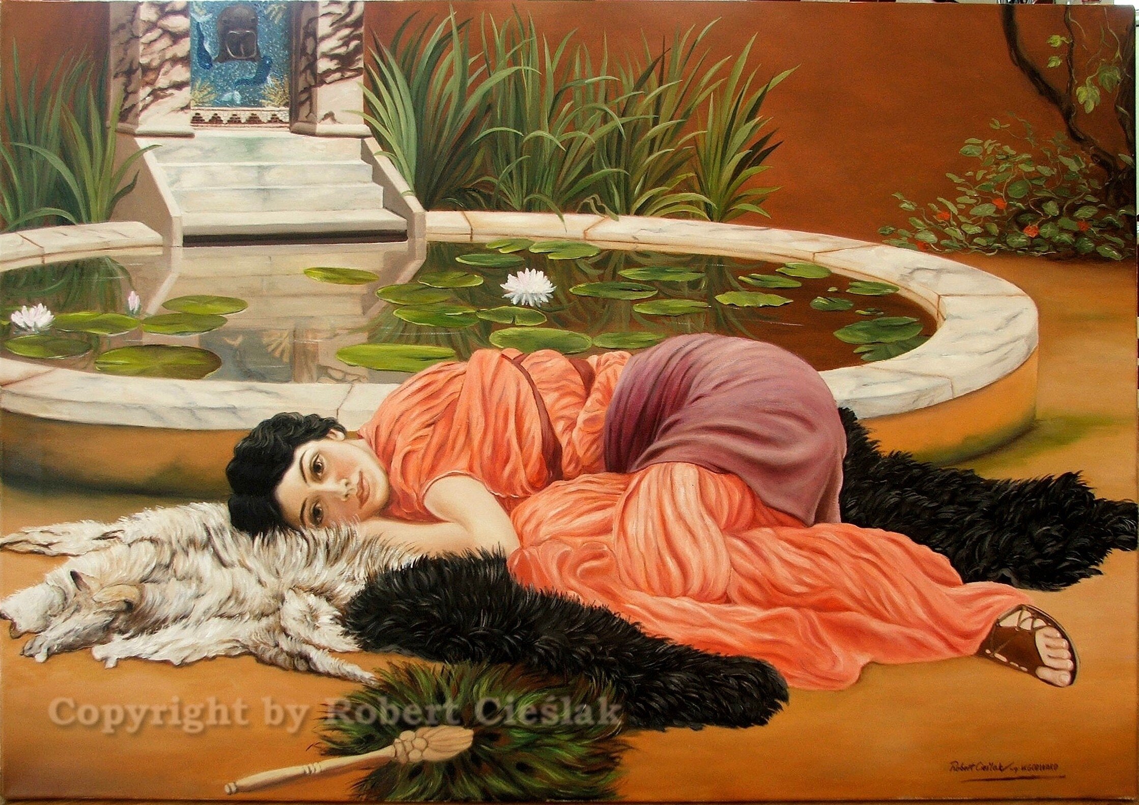 John William Godward - Dolce far Niente