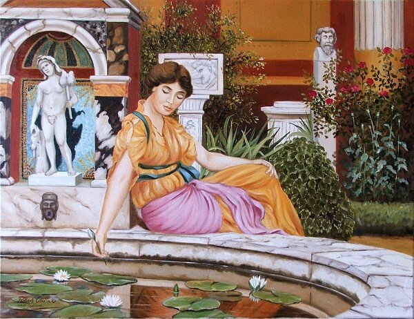 John William Godword - A Lily Pond
