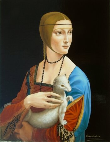 Leonardo da Vinci - Dama z łasiczką