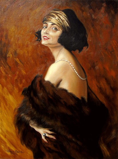 Tadeusz Styka - Portret Poli Negri