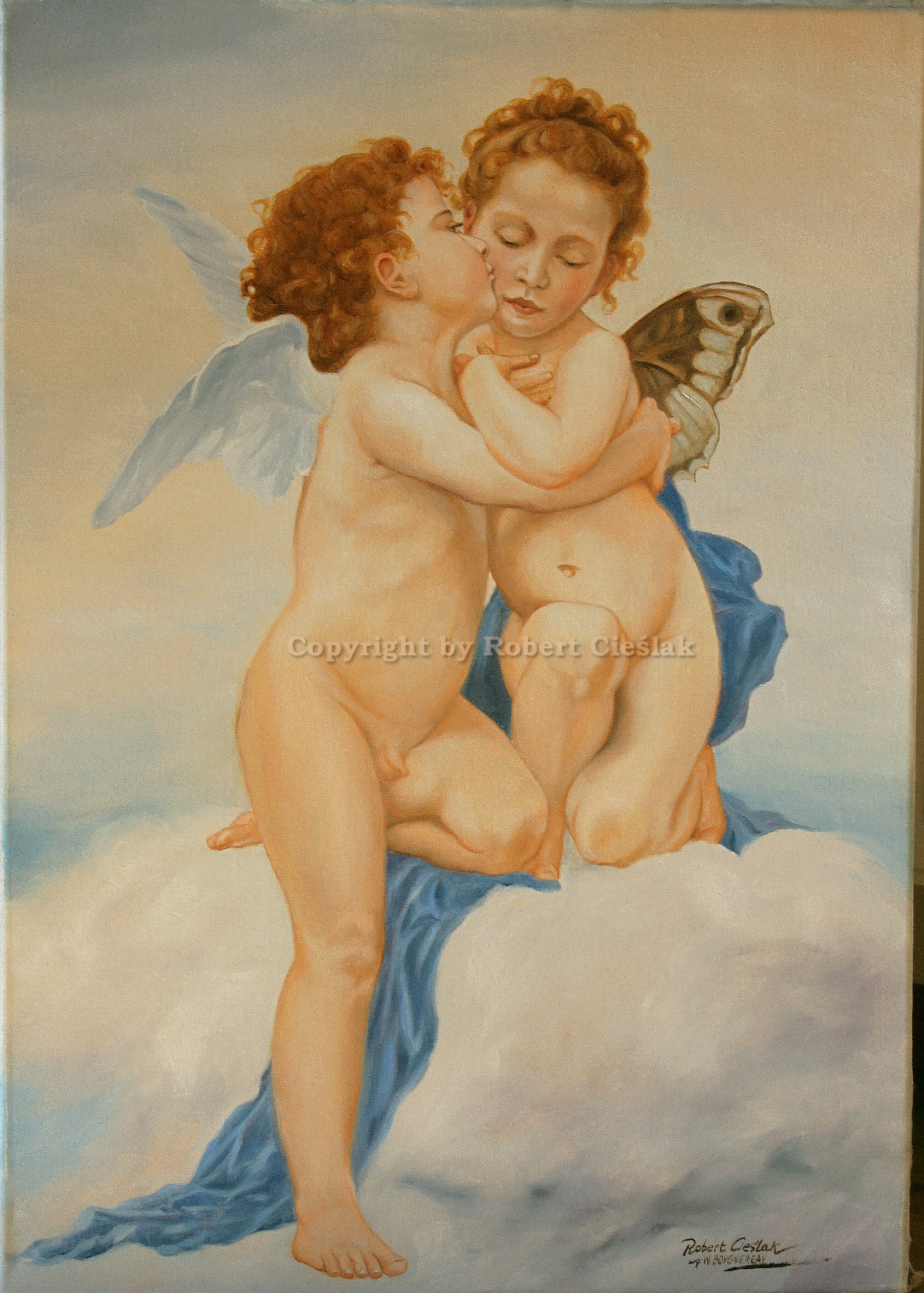 William Bouguereau - Kupidyn i Psyche
