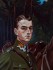 Wojciech Kossak - Portret ppr. Stefana Zamoyskiego z koniem
